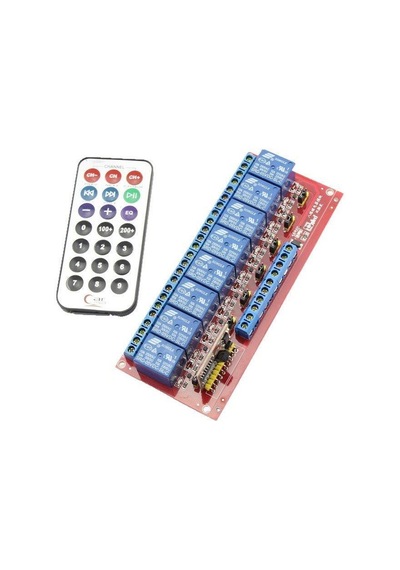 Ir Kumandalı Röle Kartı 5V 8 Kanal