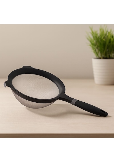 Tel Süzgeç 16 Cm 650 Ml Plastik Saplı 50 x 22