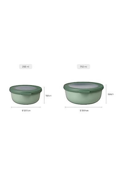 Mepal Multi Bowl Cirqula Round Yuvarlak Yemek Kabı 350 Ml - Nordic Blush 0