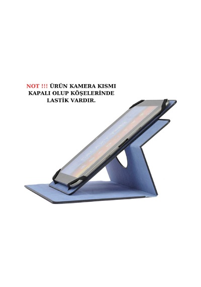 Xiaomi Redmi Pad Se 11" İle Uyumlu Kılıf Dönebilen Lastikli Kapaklı Koruyucu Kılıf