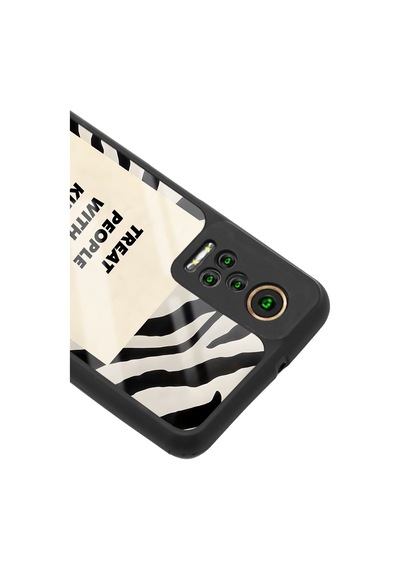General Mobile Gm 22 Pro Zebra Motto Tasarımlı Glossy Telefon Kılıfı Çok Renkli