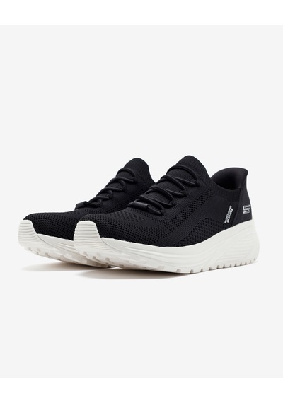 Skechers Bobs Sparrow 2.0 - Lucky Run Kadın Siyah Spor Ayakkabı 117620 Blk Siyah