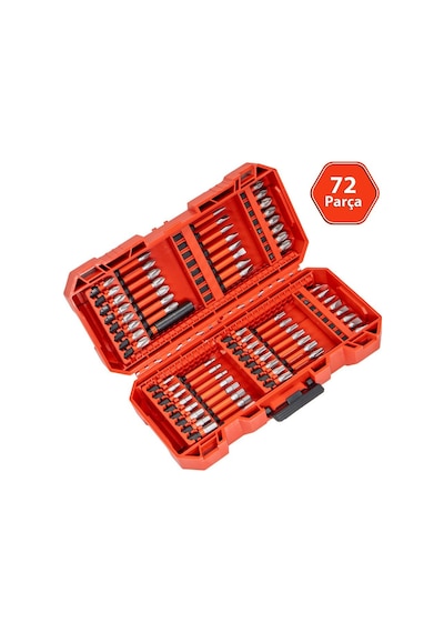 6520 Adaptörlü Bits Uç Vidalama Seti 72 Parça