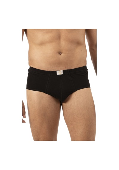 Özkan Underwear Özkan 0037 6'lı Paket Erkek %100 Pamuklu Penye Süprem Esnek Rahat Slip Külot Siyah