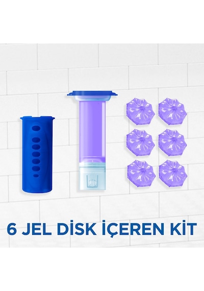 Mr. Muscle Klozet Jel Blok Tuvalet Temizleyici Lavanta 36 G