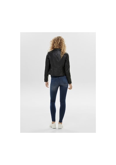 Only Siyah Kadın Deri Ceket Mont-15153079