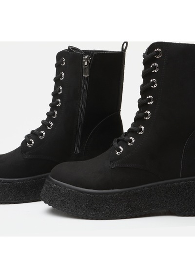Hotiç Siyah Kadın Düz Bot 01boh295310a100 Siyah-black Siyah