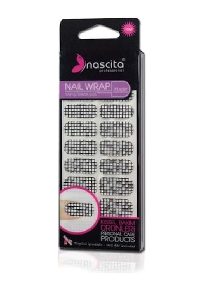 Nascita Gri Kare Desenli Yapıştırma Oje 20'li Sku: Smg8690010519856