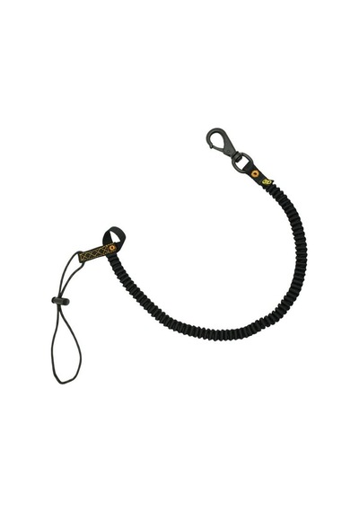 Kong Tool Leash 360 Döner Başlıklı Fırdöndülü Malzeme Askısı Elastik Lanyard 85-130 Cm 232000000 Siyah