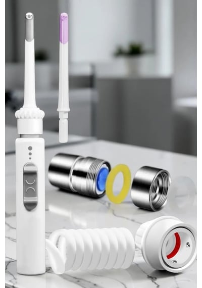 Ghdent BPA Free & FDA Kriterlerine Uygun Materyal Askılıksız Ekonomik Şarjsız Seri 2 Başlıklı Manuel Ağız Duşu﻿﻿