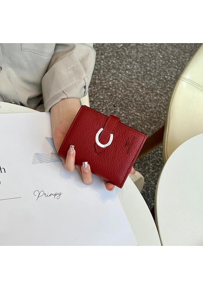 Septwolves Hakiki Deri Metal Detaylı Kadın Kartlık Ve Cüzdan 001