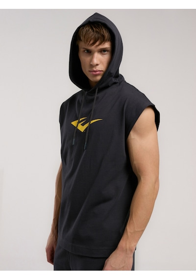 Everlast Ever Classics Oversize Füme Erkek Kolsuz Sweatshirt Füme