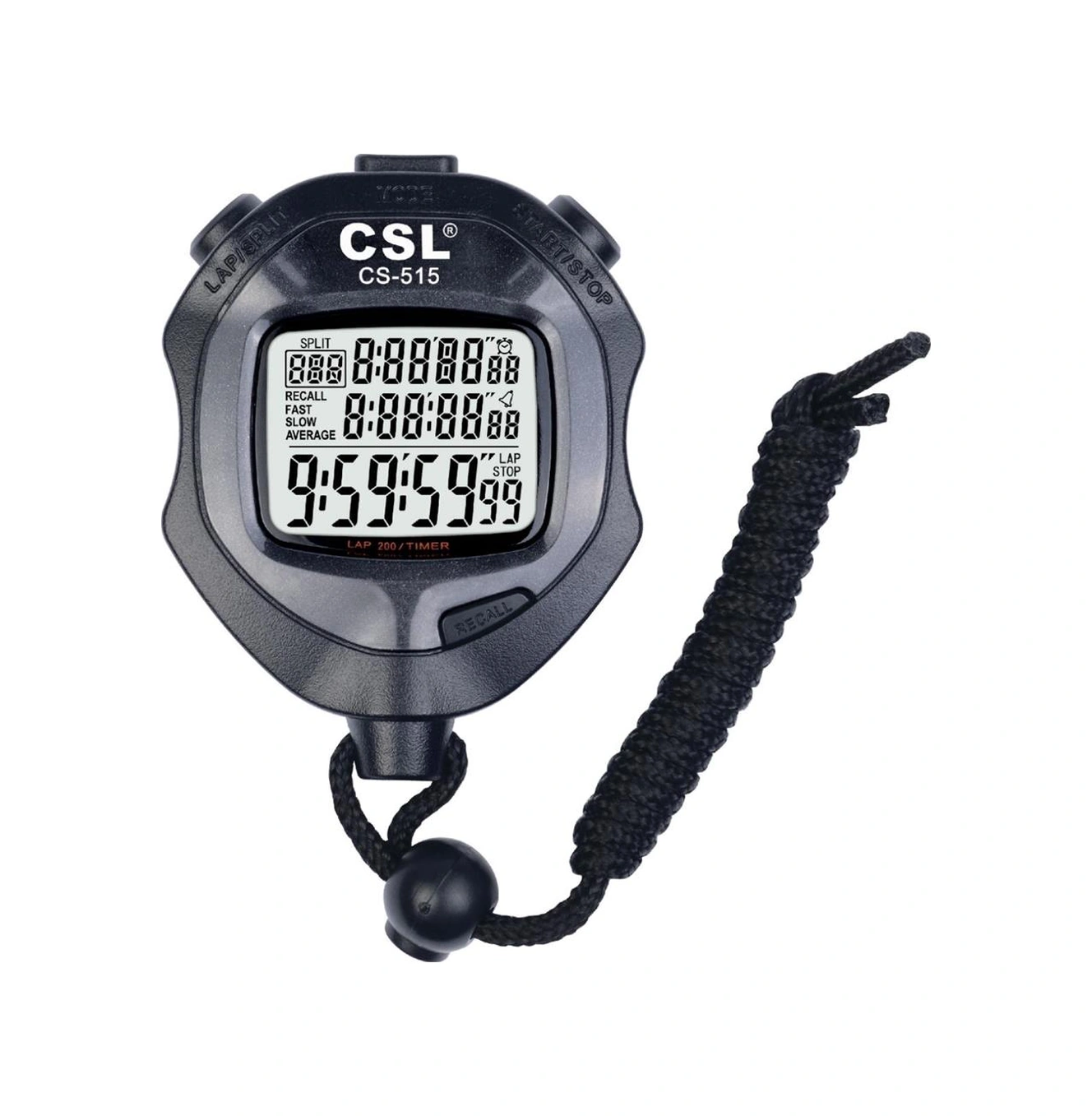 Csl Cg-515 Kronometre Siyah