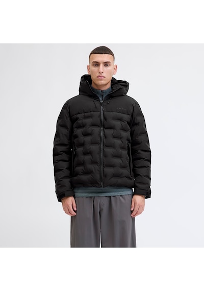 Jack & Jones Point Heat Quilted Erkek Siyah Mont 12285932-b Siyah