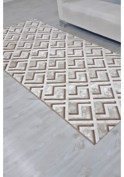 Lüle Halı Kaymaz Taban Yıkanabilir Yolluk Halı Lsm300kahve