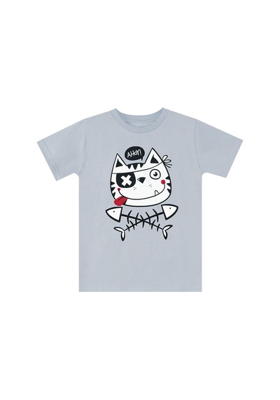 Ahoy Kedi Erkek Çocuk Yazlık T-shirt Şort Takım