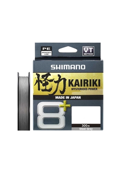 Shimano Kairiki + 8x 300 Mt Grey İp Misina 0.19mm