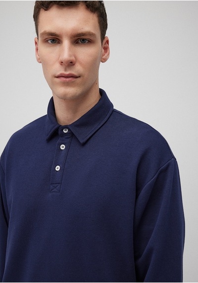 Mavi - Lacivert Polo Sweatshirt 0611689-84371 Lacivert