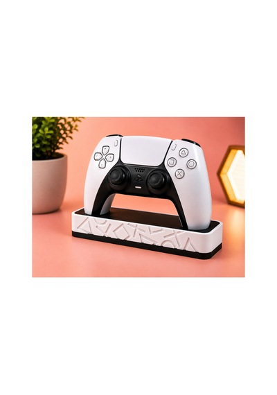 Ps5 Uyumlu Dualsense Oyun Kolu Standı Masaüstü Controller Tutucu Dekoratif Gamepad Standı Beyaz