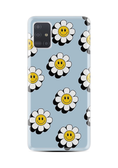 Samsung Galaxy Uyumlu A51 Kılıf Boutique Baskılı Resimli Gülen Papatyalar Pcode -023