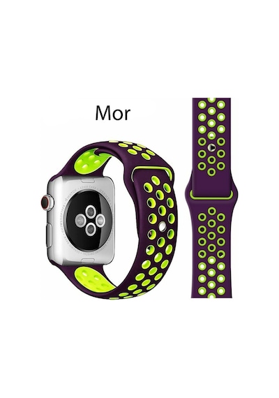 Apple Uyumlu  Watch 1 2 3 4 5 6 7 38 MM 40 MM 41 MM Spor Silikon Tme Kordon