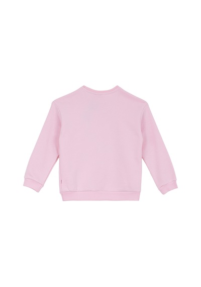 Barbie Pembe Kız Çocuk Relaxed Baskılı Sweatshirt Brb6wg-swt6619