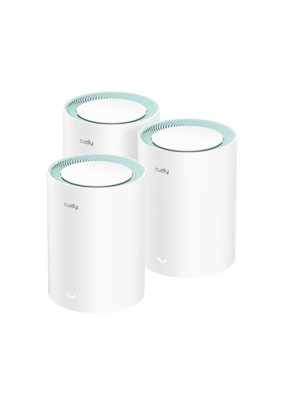 Cudy M1300 5/2.4ghz 867/300mbps,pptp/l2tp/openvpn/wireguard/ıpsecvpn,4dahili Anten,wi-fi Mesh Router 3 Adet