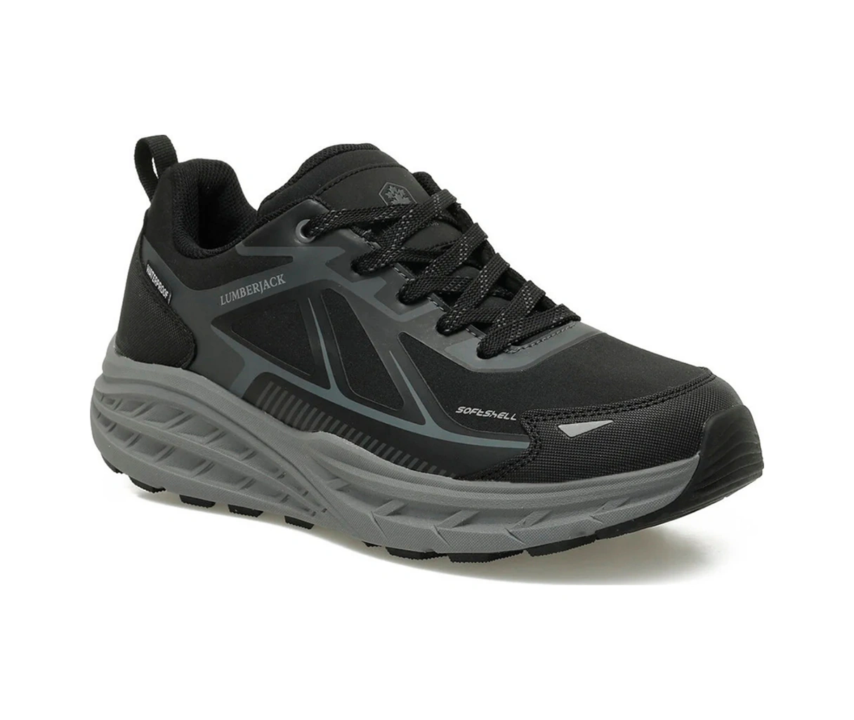 Lumberjack Bold 5pr Erkek Siyah-k.gri 40-45 Waterproof Outdoor Ayakkabı Siyah