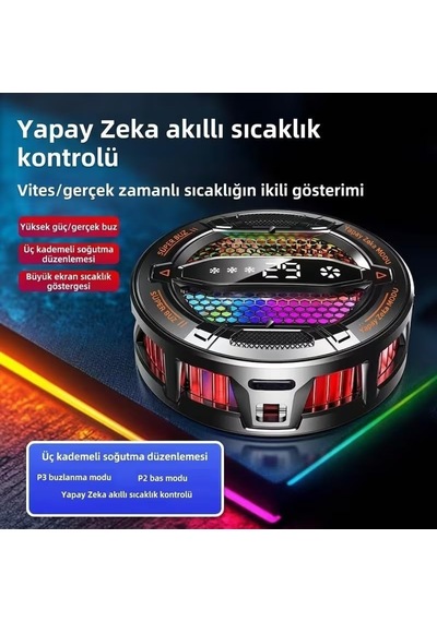 K31 Manyetik Ve Klipsli Telefon Soğutucu Fan
