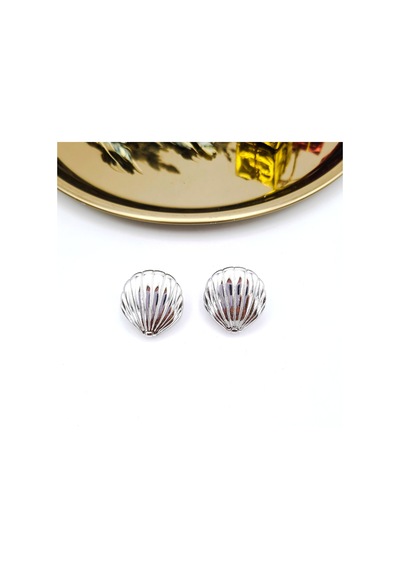 Çift Yönlü İstiridye Silver Küpe