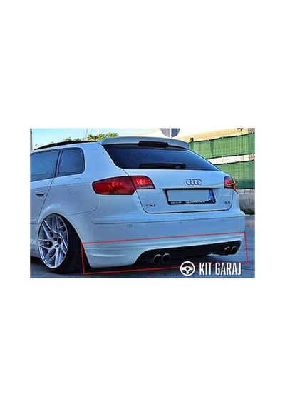 Kit Garaj Audi A3 8p 2006-2012 2 Kapı Arka Ek Plastik Boyasız