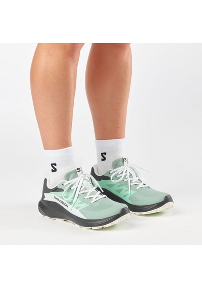 Salomon Alphaglıde Gtx W Green Milieu/asphalt/clearly Aqua Kadın Koşu/fıtness Ayakkabı L49142500 Yeşil