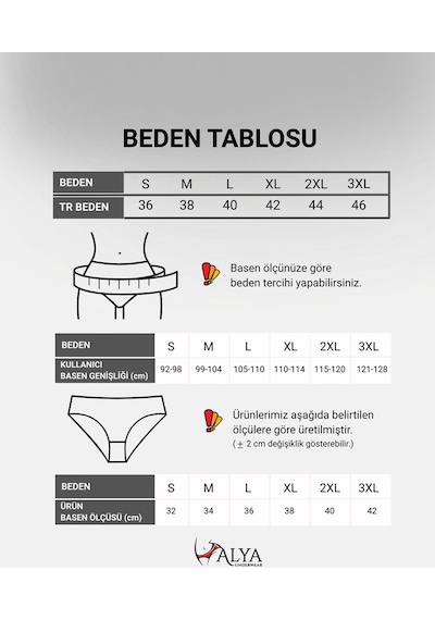 Alya Underwear %100 Pamuklu Kadın Külot Normal Bel Yükseklikli Jakarlı Kalp Desenli Kumaş Slip Çok Renkli P15