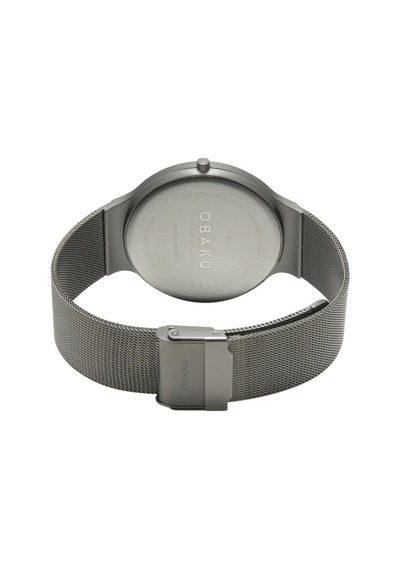 Obaku Denmark V307gxuumu Quartz Hasır Siyah 40 Mm Erkek Kol Saati Siyah