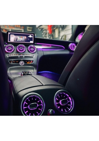 Mercedes W205 Burmester Ambiyans Seti Çok Renkli