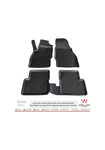 Opel Corsa D Paspas 2006 - 2014 Arası 3D Havuzlu Wöller Paspas Opel Corsa D Paspas 2006 - 2014 Arası 3D Havuzlu Wöller Paspas