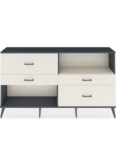 Arges Konsol Tek Raflı 4 Çekmeceli 176x30x99 Antrasit-aytaşı Antrasit-aytaşı Arges Konsol Tek Raflı 4 Çekmeceli 176x30x99 Antrasit-aytaşı Antrasit-aytaşı