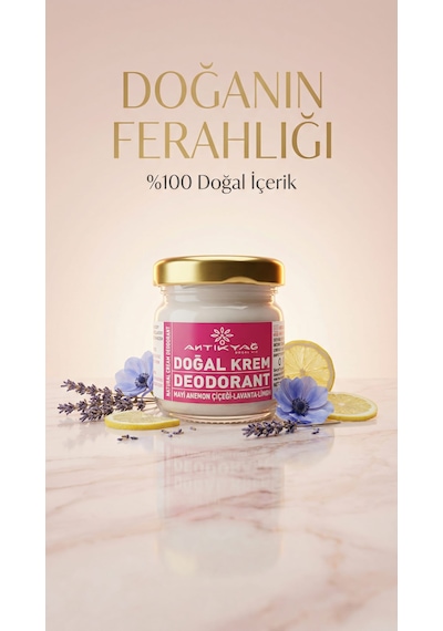 Doğal Krem Deodorant 40 Ml