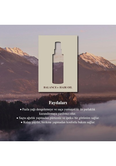 Balance+ Hair Oil 100 Ml Rosemary Series Saç Bakım Yağı