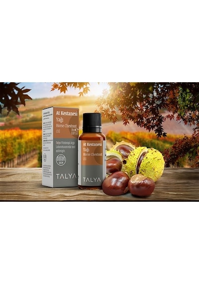 Talya Soğuk Sıkım %100 Saf ve Doğal  At Kestanesi Yağı 20 ML