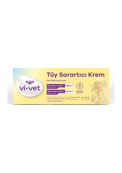 Vi-vet Tüy Sarartıcı Krem 70 Ml + 35 Ml - 5 Adet Tarı