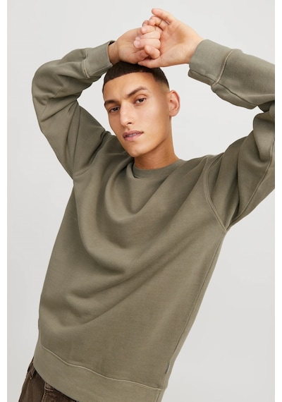Jack & Jones Jjecharge Erkek Sweatshirt Gri