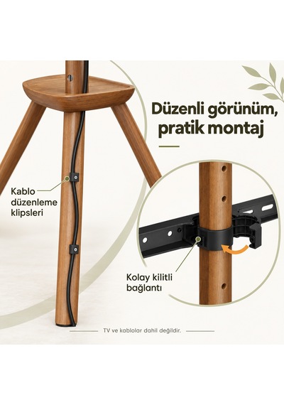 Npo Std3544 45-65" 40kg Masif Ahşap 45 Dönebilen Raflı Dekoratif Taşınabilir Tv Standı Diğer Npo Std3544 45-65" 40kg Masif Ahşap 45 Dönebilen Raflı Dekoratif Taşınabilir Tv Standı Diğer