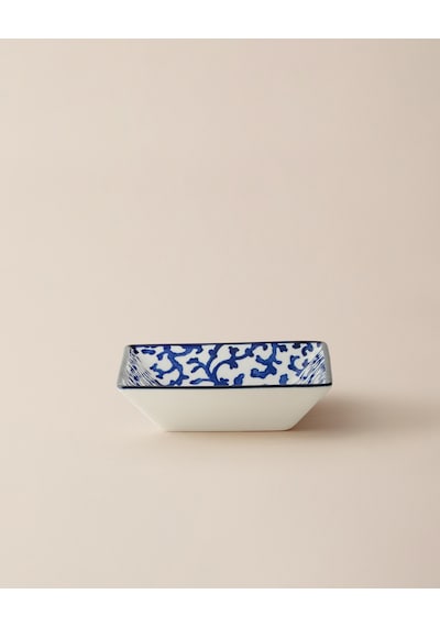 Madame Coco Reve Bleu Freya Kare Tabak - 12 Cm - Mavi/beyaz 8684427225714 Çok Renkli