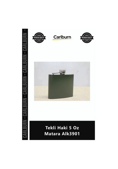 Matara Paslanmaz Çelik Outdoor Kamp Hediyelik Cep Matarası Şık Tekli Haki 5 Oz Matara Çok Renkli