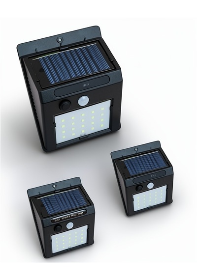Güneş Enerjili Bahçe Lambası Solar Gece Aydınlatma Sensörlü Lamba 40774328
