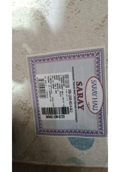 Saray Halı 12489 Beyaz 100 200