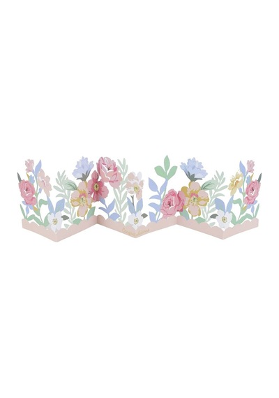 Meri Meri - Floral Congratulations Concertina Card - Çiçekli Tebrik Kartı