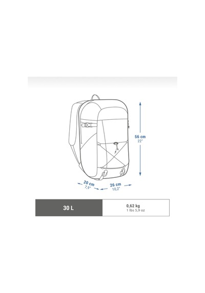 Decathlon Sırt Çantası siyah