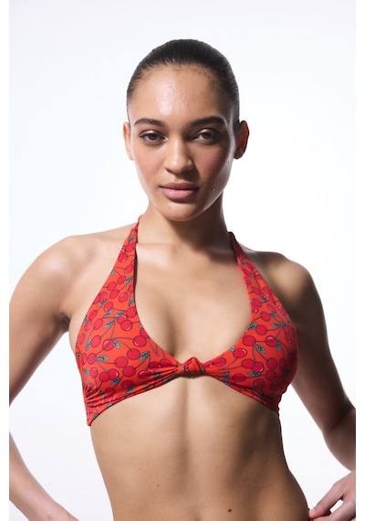 Penti Chery Minimal Kesim Kiraz Desenli Bikini Üstü